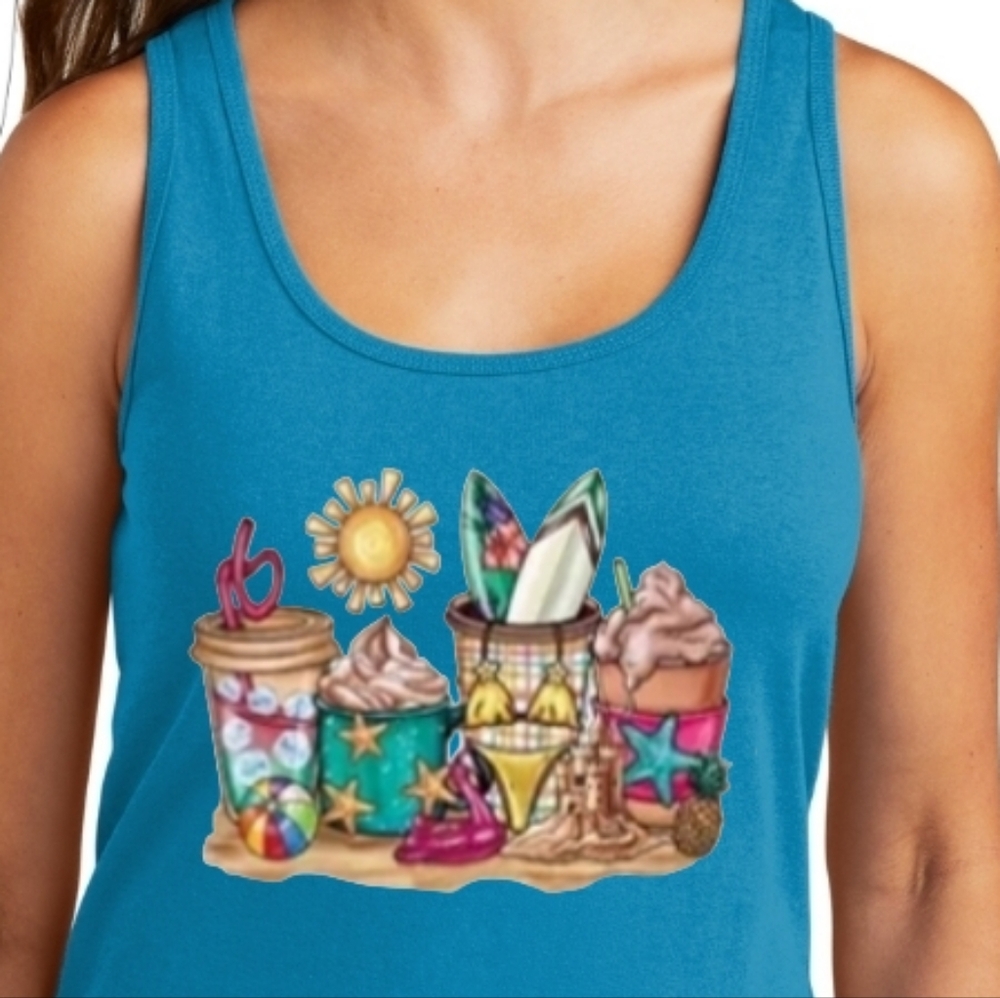 NWT Tank Top Handmade DTF GRAPHICS Various Colors And Sizes
